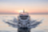 Yacht sunset