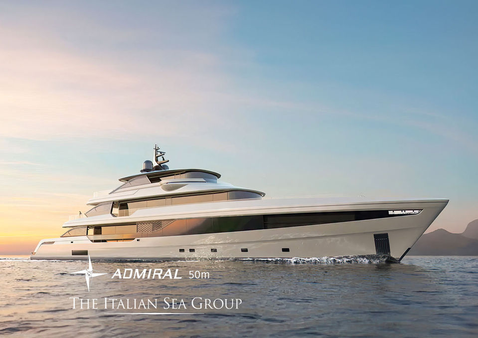 Admiral 50m - The Italian Sea Group. e-Motion Hybrid Propulsion